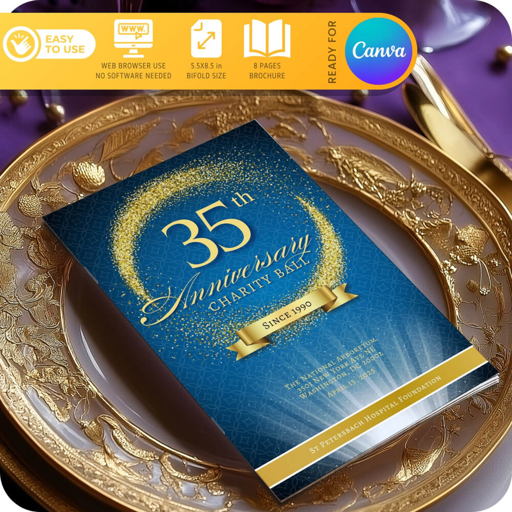 diy anniversary program template