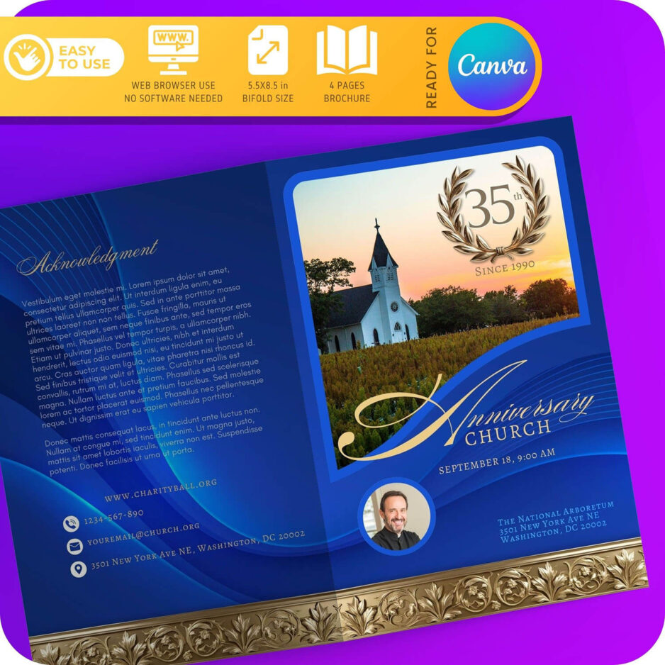anniversary church program