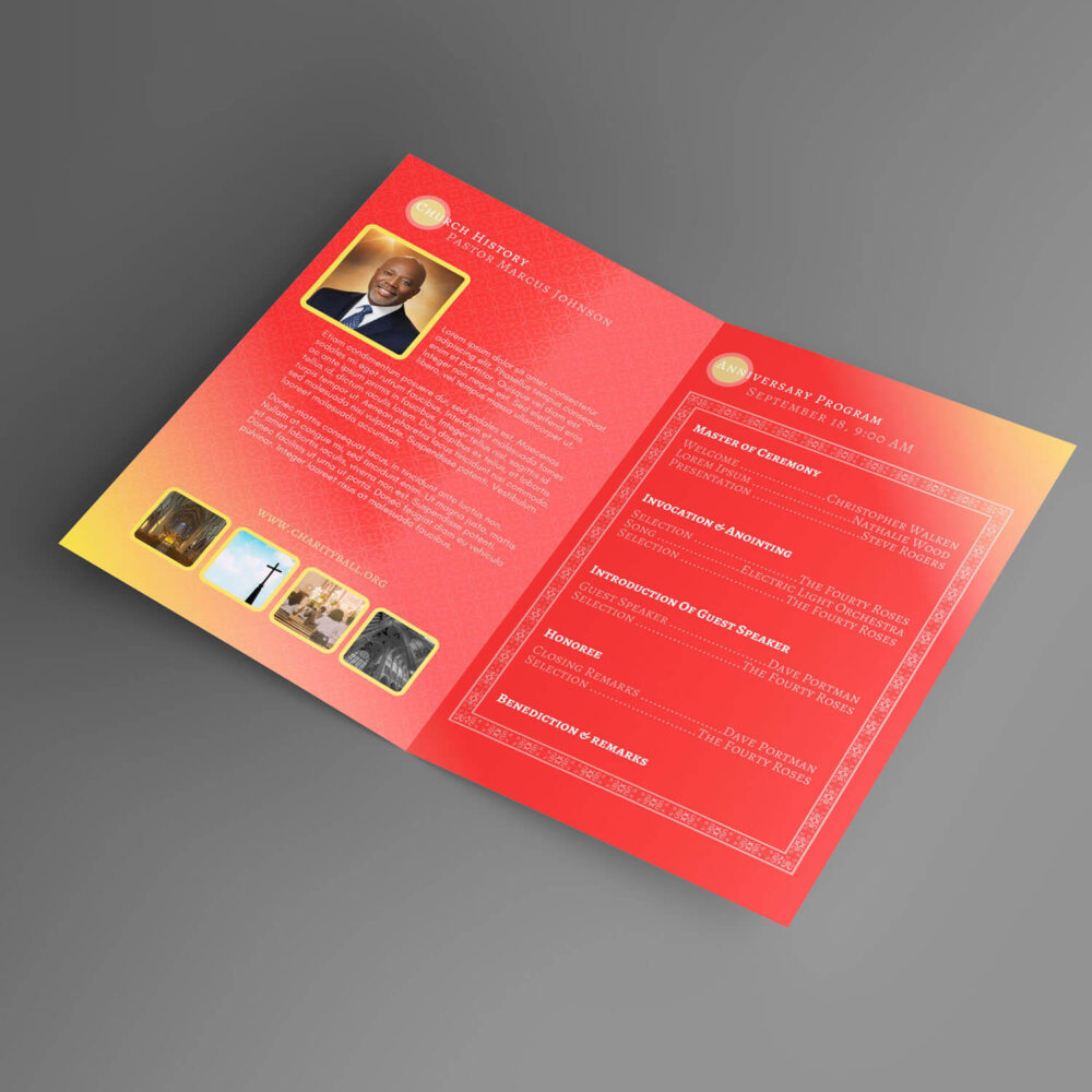 diy church anniversary program template