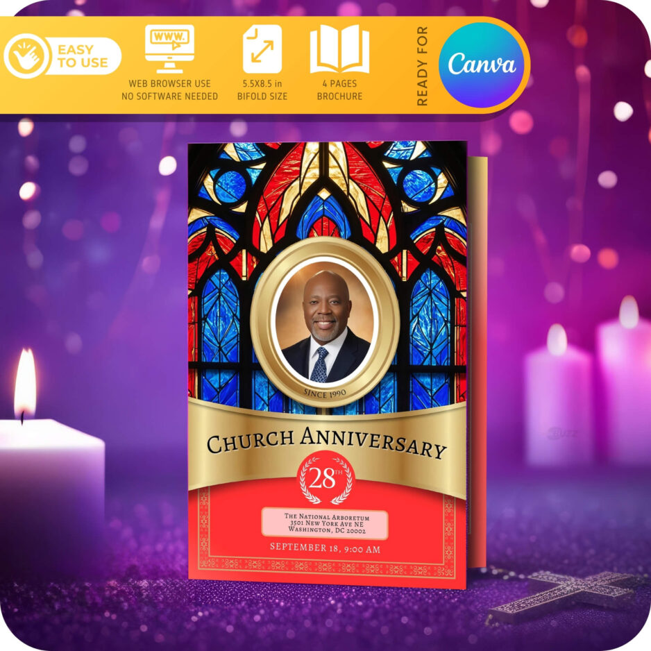 diy church anniversary program templates