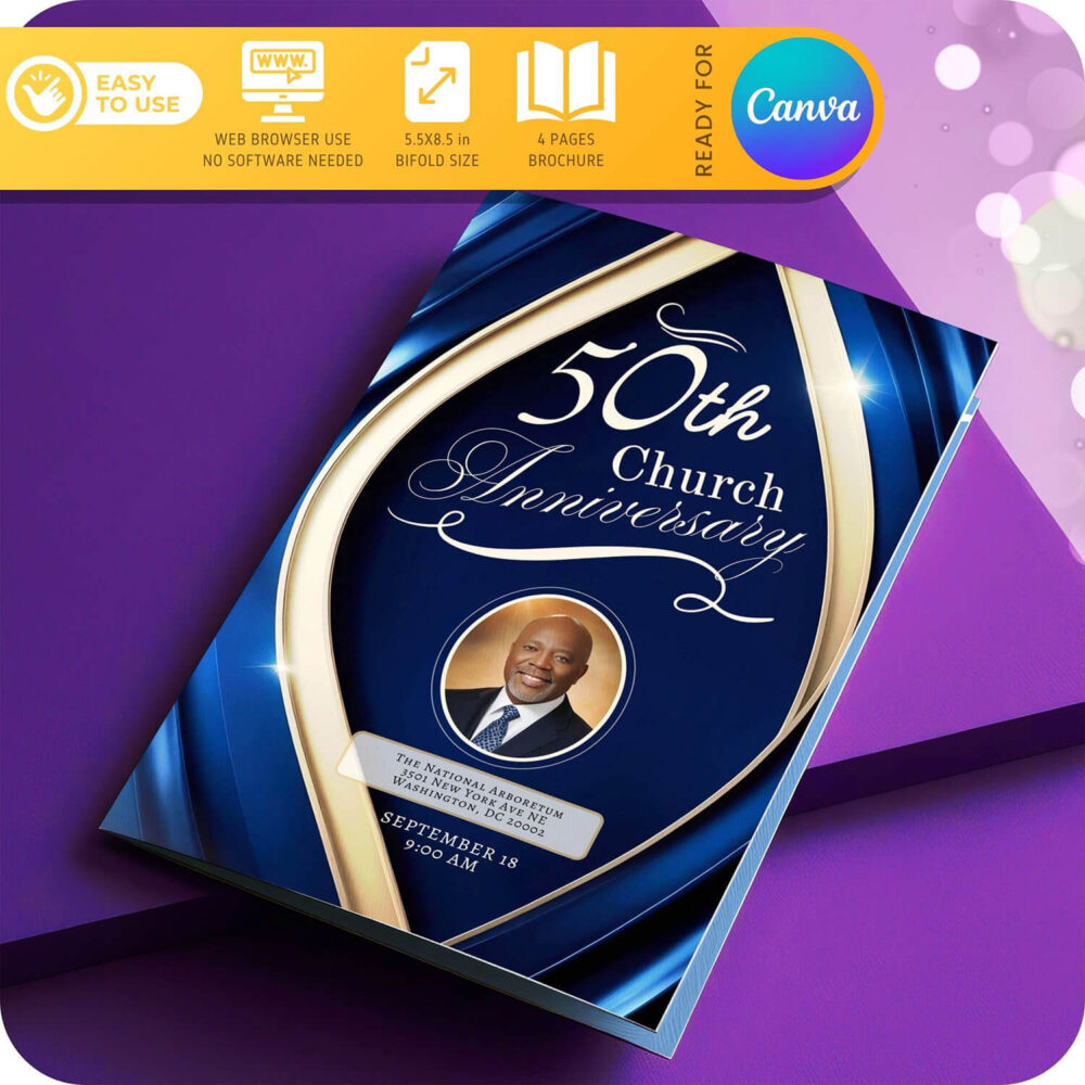 church anniversary program template