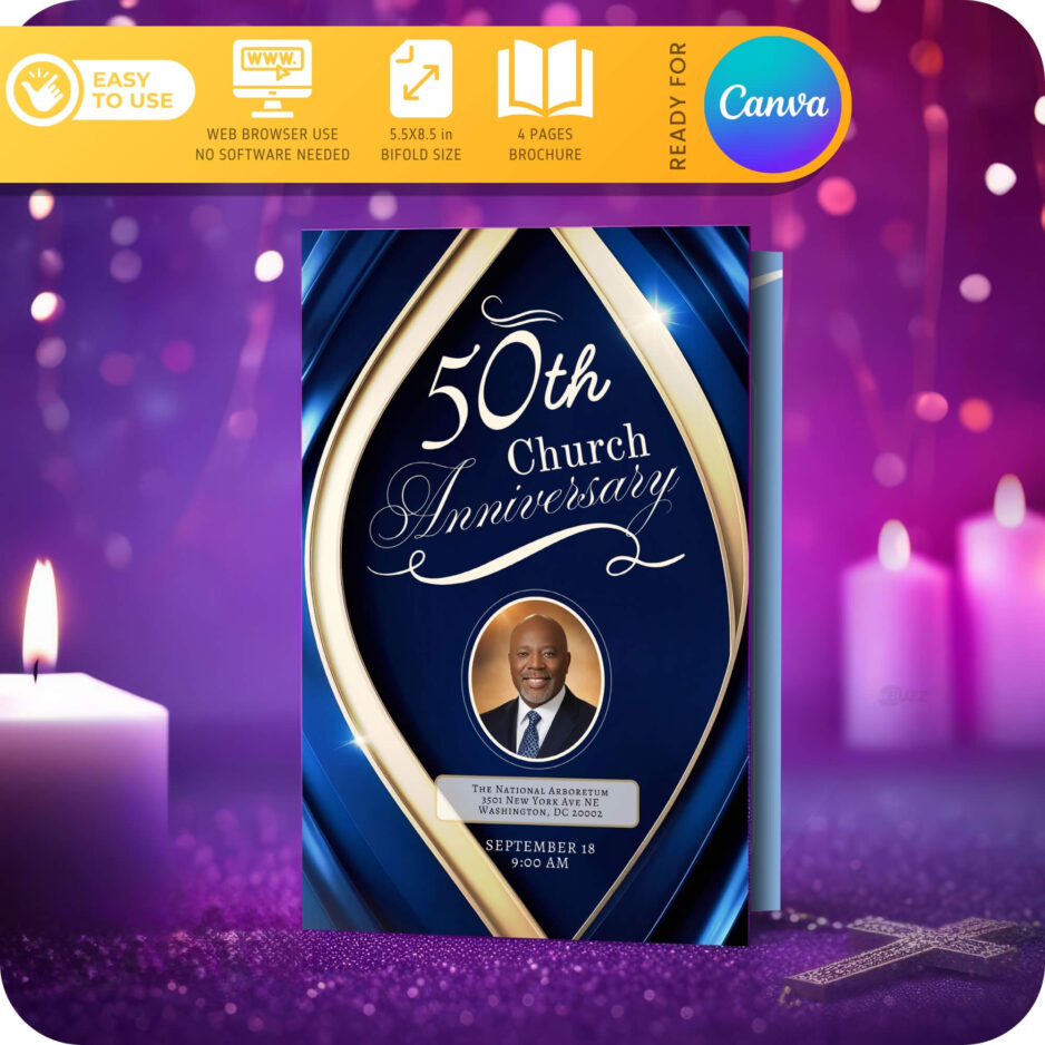 church anniversary program templates