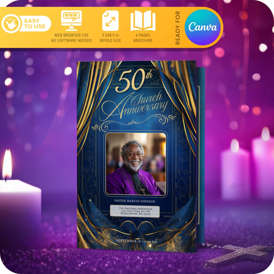 Church anniversary program booklet