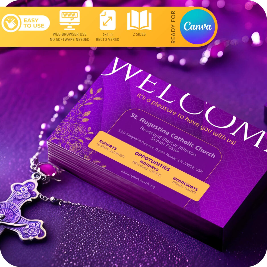 DIY Church Connect Card template