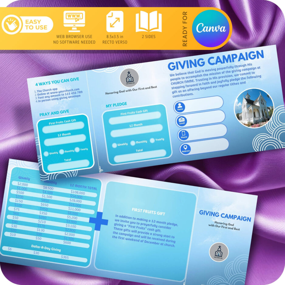 Church Giving Campaign Template