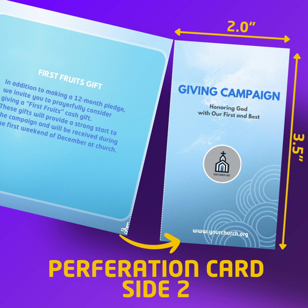 customizable Church Giving Campaign Template