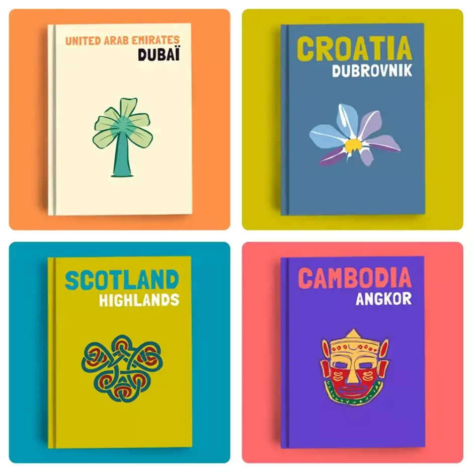 Assouline books travel template decoration